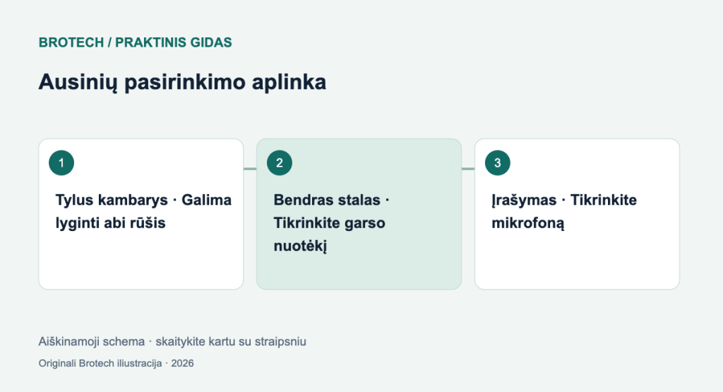 Atviros ar uždaros ausinės: rinkitės pagal kambarį ir žmones aplink